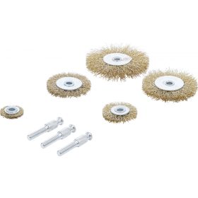   BGS DIY 8 részes fúróba fogható acél drótkefe készlet (BGS 50908)