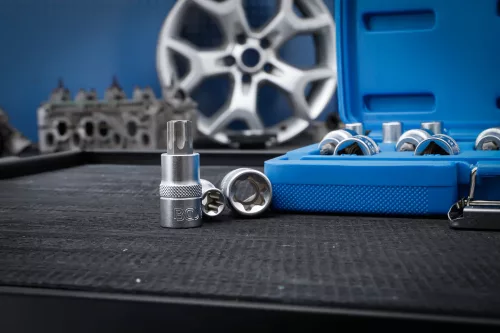 BGS technic 19 részes 1/2" Torx bitfej és dugókulcs készlet (BGS 5100)