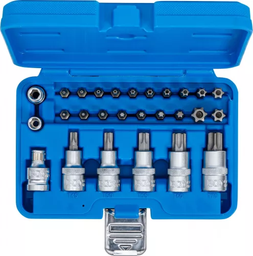 BGS technic 27 részes Torx bit és bitfej készlet (BGS 5101)