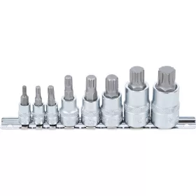   BGS technic 8 részes 3/8" Spline bitfej készlet (BGS 5105)