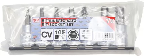BGS technic 7 részes bitfej készlet 3/8" (BGS 5107)