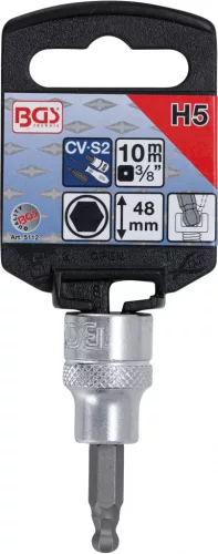 BGS technic Imbuszkulcs gömbfejű 5mm, 3/8" (BGS 5112)