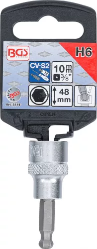 BGS technic Imbuszkulcs gömbfejű 6mm, 3/8" (BGS 5114)