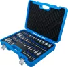 BGS technic Behajtófej- és dugókulcs-készlet | E-profil / T-profil (Torx) / T-profil (Torx) furattal / TP-profil (Torx plus) | 60 darabos (5135)