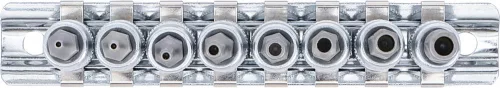 BGS technic 1/4" Imbusz bitfej készlet | furattos kivitel | 2 - 7 mm | 8 darabos (BGS 5156)