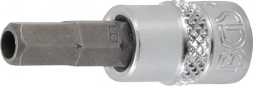 BGS technic 1/4" Imbusz bitfej készlet | furattos kivitel | 2 - 7 mm | 8 darabos (BGS 5156)