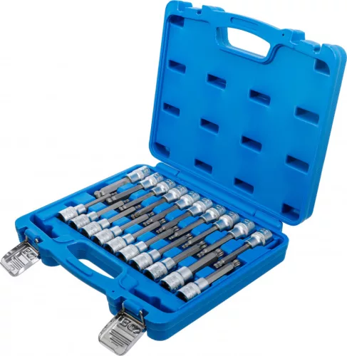 BGS technic Bitfej készlet, 1/2", Imbusz, T-profil (Torx), XZN gömbvéggel, 20 darabos (5170)