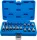 BGS technic Bitfej készlet, 1/4" / 1/2", T-profil (Torx), 18 darabos (5173)