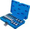 BGS technic Bitfej készlet, 1/4" / 1/2", T-profil (Torx), 18 darabos (5173)