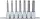 BGS technic Bitfej készlet, 1/2", XZN M5 - M14, 7 darabos (5175)