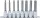 BGS technic Bitfej készlet, 1/2", Imbusz 5 - 13 mm, 8 darabos (5176)