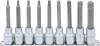 BGS technic Bitfej készlet, 1/2", T-profil (Torx), 9 darabos (5177)