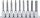 BGS technic Bitfej készlet, 1/2", T-profil (Torx), 9 darabos (5177)