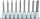 BGS technic Bitfej készlet, 1/2", T-profil (Torx) furattal, 9 darabos (5178)