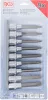 BGS technic Bitfej készlet, 1/2", T-profil (Torx) furattal, 9 darabos (5178)