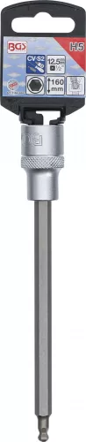 BGS technic 1/2"Imbusz bitfej, 5x160 mm, gömbvégű (BGS 5184-HB5)
