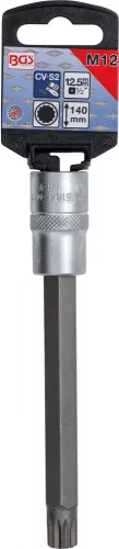 BGS technic 1/2" Spline bitfej, M12x140 mm (BGS 5184-M12)