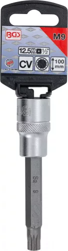 BGS technic 1/2" Spline bitfej, M9 x 100mm (BGS 5184-M9)