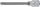BGS technic 1/2" Torx bitfej, T45x140 mm (BGS 5184-T45)