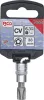 BGS technic 1/4" Biztonsági Torx (fúrt) bitfej, TS50x38 mm (BGS 5184-TS50)