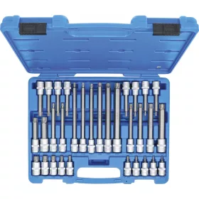   BGS technic 1/2" Bit Dugókulcs fej készlet | TP-profil (Torx Plus) TP20 - TP70 | 32 darabos (BGS 5190)