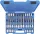 BGS technic 1/2" Bit Dugókulcs fej készlet | TP-profil (Torx Plus) TP20 - TP70 | 32 darabos (BGS 5190)