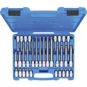   BGS technic 1/2" Bit Dugókulcs fej készlet | TP-profil (Torx Plus) furattal TP20 - TP70 | 32 darabos (BGS 5191)