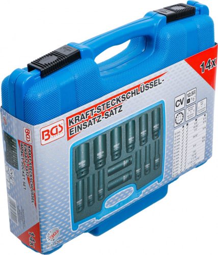 BGS technic 14 darabos "Gearlock" levegős dugókulcs készlet 10-32 mm (BGS 5209)