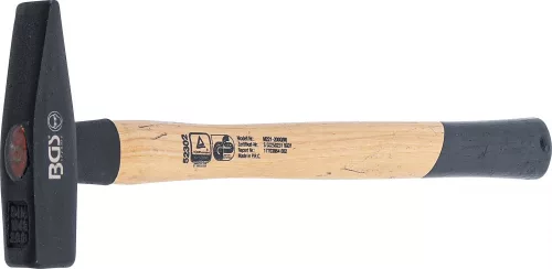 BGS technic Lakatos kalapács 200 g, Hickory nyéllel, DIN 1041 (BGS 52302)