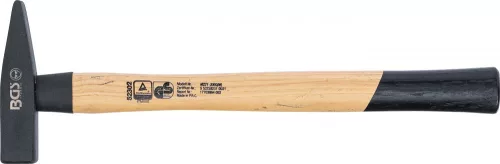 BGS technic Lakatos kalapács 200 g, Hickory nyéllel, DIN 1041 (BGS 52302)