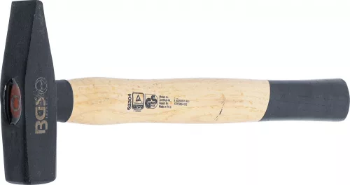 BGS technic Lakatos kalapács 400 g, Hickory nyéllel, DIN 1043 (BGS 52304)