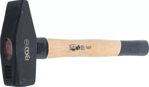 BGS technic Lakatos kalapács 2000 g, Hickory nyéllel, DIN 1048 (BGS 52320)