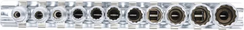 BGS technic Dugókulcs készlet 1/4" 11 részes hosszított 12 pontos (BGS 5251)