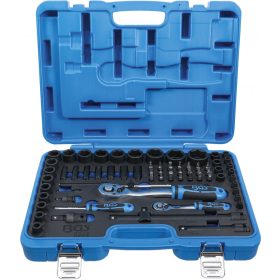   BGS technic Dugókulcs készlet levegős 1/4" + 1/2" 69 részes (BGS 5255)