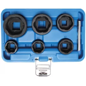   BGS technic 6 részes speciális csavarkiszedő készlet , 22-41mm, 1/2"+3/4" (BGS 5268)