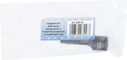 BGS technic 3/8" Speciális csavarkiszedő dugófej, 6 mm (BGS 5281-6)