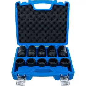   BGS technic Levegős dugókulcskészlet | tizenkétszögletű | 12,5 mm (1/2") | 32 - 36 mm | 10 darabos (5330)