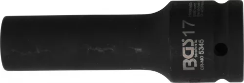BGS technic 3/4" Levegős hosszított dugókulcs, 17 mm (BGS 5345)