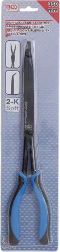 BGS technic Duplán hajlított fogó 350mm, hajlított csőrrel (BGS 535)