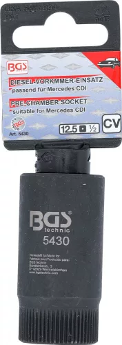 BGS technic Kör alakú fogazott dugókulcs Mercedes CDI-hez, Multi-Spline, 1.5 x 58 mm (BGS 5430)