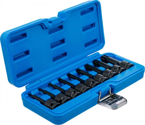 BGS technic 9 részes Torx levegős bitkészlet 1/2" T20-T70 (BGS 5480)