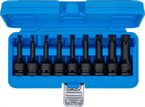 BGS technic 9 részes Torx levegős bitkészlet 1/2" T20-T70 (BGS 5480)