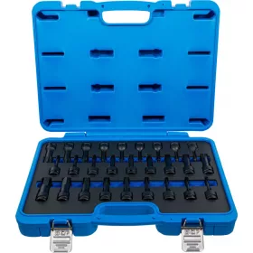   BGS technic Levegős bitfej készlet 26 részes, Torx és Spline típusú (BGS 5484)