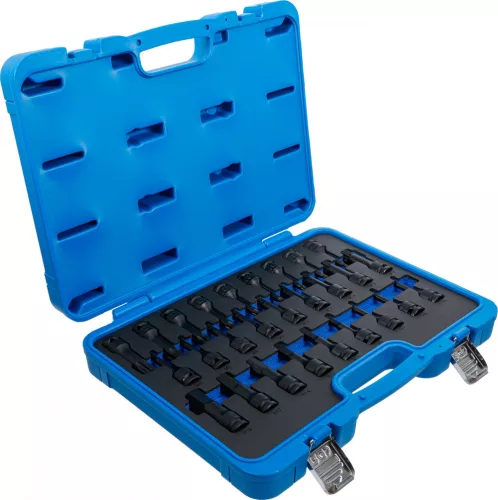 BGS technic Levegős bitfej készlet 26 részes, Torx és Spline típusú (BGS 5484)