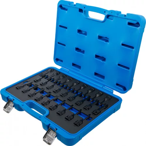BGS technic Levegős bitfej készlet 26 részes, Torx és Spline típusú (BGS 5484)