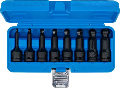 BGS technic Levegős imbuszkulcs készlet, 1/2", gömb véggel, 6-19 mm, 8 darabos (BGS 5488)