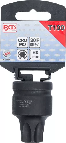 BGS technic 3/4" Levegős dugókulcs | T-profil (Torx) T100 (BGS 5600)