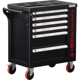   BGS DIY Műhelykocsi | 6 fiók | 1 oldalsó ajtó | üres (BGS 6055-1)
