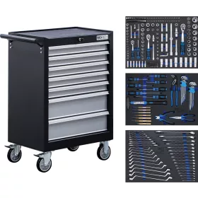   BGS technic Műhelykocsi | 7 fiókos | 263 szerszámmal (BGS 6062)