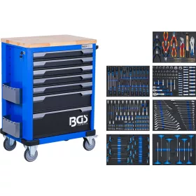 BGS technic Műhelykocsi | 7 fiók | 286 szerszámmal (6067)